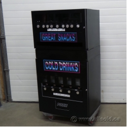 Seaga Coin Operated Snack and Drink Combo Vending Machine
